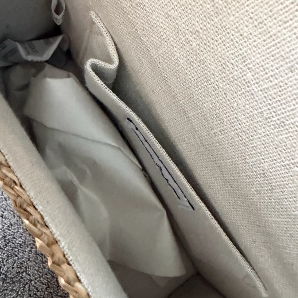 Tommy Bahama Beige Woven Tote - Picture 6 of 6